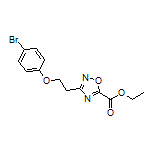 3-[2-(4-溴苯氧基)乙基]-1,2,4-噁二唑-5-甲酸乙酯