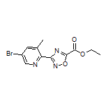 3-(5-溴-3-甲基-2-吡啶基)-1,2,4-噁二唑-5-甲酸乙酯