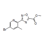 3-(5-溴-3-甲基-2-吡啶基)-1,2,4-噁二唑-5-甲酸甲酯