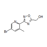 [3-(5-溴-3-甲基-2-吡啶基)-1,2,4-噁二唑-5-基]甲醇