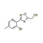 [3-(3-溴-5-甲基-2-吡啶基)-1,2,4-噁二唑-5-基]甲醇