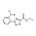 3-[2-(二氟甲基)苯基]-1,2,4-噁二唑-5-甲酸乙酯