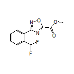 3-[2-(二氟甲基)苯基]-1,2,4-噁二唑-5-甲酸甲酯