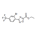 3-[2-溴-4-(三氟甲基)苯基]-1,2,4-噁二唑-5-甲酸乙酯