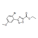 3-(2-溴-5-甲氧基苯基)-1,2,4-噁二唑-5-甲酸乙酯