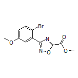 3-(2-溴-5-甲氧基苯基)-1,2,4-噁二唑-5-甲酸甲酯