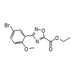 3-(5-溴-2-甲氧基苯基)-1,2,4-噁二唑-5-甲酸乙酯