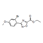 3-(2-溴-4-甲氧基苯基)-1,2,4-噁二唑-5-甲酸乙酯