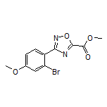 3-(2-溴-4-甲氧基苯基)-1,2,4-噁二唑-5-甲酸乙酯