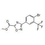 3-[4-溴-3-(三氟甲基)苯基]-1,2,4-噁二唑-5-甲酸甲酯