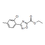 3-(2-氯-4-甲基苯基)-1,2,4-噁二唑-5-甲酸乙酯