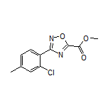 3-(2-氯-4-甲基苯基)-1,2,4-噁二唑-5-甲酸甲酯