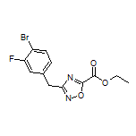 3-(4-溴-3-氟苄基)-1,2,4-噁二唑-5-甲酸乙酯
