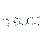 3-(4-溴-3-氟苄基)-1,2,4-噁二唑-5-甲酸甲酯