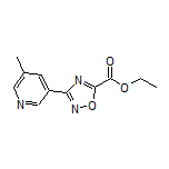 3-(5-甲基-3-吡啶基)-1,2,4-噁二唑-5-甲酸乙酯