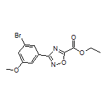 3-(3-溴-5-甲氧基苯基)-1,2,4-噁二唑-5-甲酸乙酯