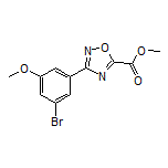 3-(3-溴-5-甲氧基苯基)-1,2,4-噁二唑-5-甲酸甲酯