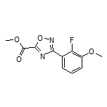 3-(2-氟-3-甲氧基苯基)-1,2,4-噁二唑-5-甲酸甲酯