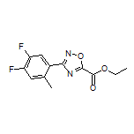 3-(4,5-二氟-2-甲基苯基)-1,2,4-噁二唑-5-甲酸乙酯