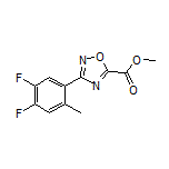 3-(4,5-二氟-2-甲基苯基)-1,2,4-噁二唑-5-甲酸甲酯