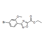 3-(4-溴-2-甲氧基苯基)-1,2,4-噁二唑-5-甲酸乙酯