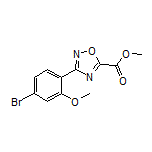 3-(4-溴-2-甲氧基苯基)-1,2,4-噁二唑-5-甲酸甲酯