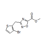 3-[(3-溴-2-噻吩基)甲基]-1,2,4-噁二唑-5-甲酸甲酯