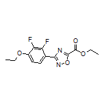 3-(4-乙氧基-2,3-二氟苯基)-1,2,4-噁二唑-5-甲酸乙酯