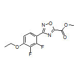 3-(4-乙氧基-2,3-二氟苯基)-1,2,4-噁二唑-5-甲酸甲酯
