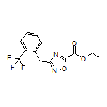 3-[2-(三氟甲基)苄基]-1,2,4-噁二唑-5-甲酸乙酯