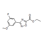 3-(3-氟-5-甲氧基苯基)-1,2,4-噁二唑-5-甲酸乙酯