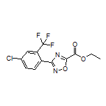3-[4-氯-2-(三氟甲基)苯基]-1,2,4-噁二唑-5-甲酸乙酯