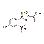 3-[4-氯-2-(三氟甲基)苯基]-1,2,4-噁二唑-5-甲酸甲酯
