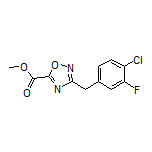 3-(4-氯-3-氟苄基)-1,2,4-噁二唑-5-甲酸甲酯