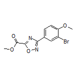 3-(3-溴-4-甲氧基苯基)-1,2,4-噁二唑-5-甲酸甲酯