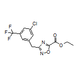 3-[3-氯-5-(三氟甲基)苄基]-1,2,4-噁二唑-5-甲酸乙酯