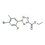3-(4-溴-2-氟-5-甲基苯基)-1,2,4-噁二唑-5-甲酸乙酯