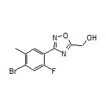 [3-(4-溴-2-氟-5-甲基苯基)-1,2,4-噁二唑-5-基]甲醇