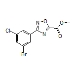 3-(3-溴-5-氯苯基)-1,2,4-噁二唑-5-甲酸甲酯
