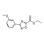 3-(3-甲氧基苯基)-1,2,4-噁二唑-5-甲酸乙酯