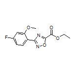 3-(4-氟-2-甲氧基苯基)-1,2,4-噁二唑-5-甲酸乙酯