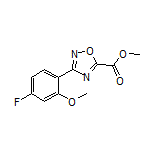 3-(4-氟-2-甲氧基苯基)-1,2,4-噁二唑-5-甲酸甲酯