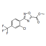 3-[2-氯-4-(三氟甲基)苯基]-1,2,4-噁二唑-5-甲酸甲酯
