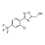 [3-[2-氯-4-(三氟甲基)苯基]-1,2,4-噁二唑-5-基]甲醇