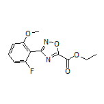 3-(2-氟-6-甲氧基苯基)-1,2,4-噁二唑-5-甲酸乙酯
