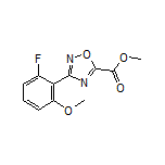 3-(2-氟-6-甲氧基苯基)-1,2,4-噁二唑-5-甲酸甲酯