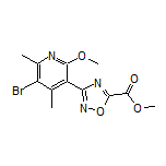 3-(5-溴-2-甲氧基-4,6-二甲基吡啶-3-基)-1,2,4-噁二唑-5-甲酸甲酯