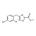 3-(4-氯-2-氟苄基)-1,2,4-噁二唑-5-甲酸甲酯