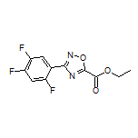 3-(2,4,5-三氟苯基)-1,2,4-噁二唑-5-甲酸乙酯