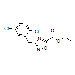 3-(2,5-二氯苄基)-1,2,4-噁二唑-5-甲酸乙酯